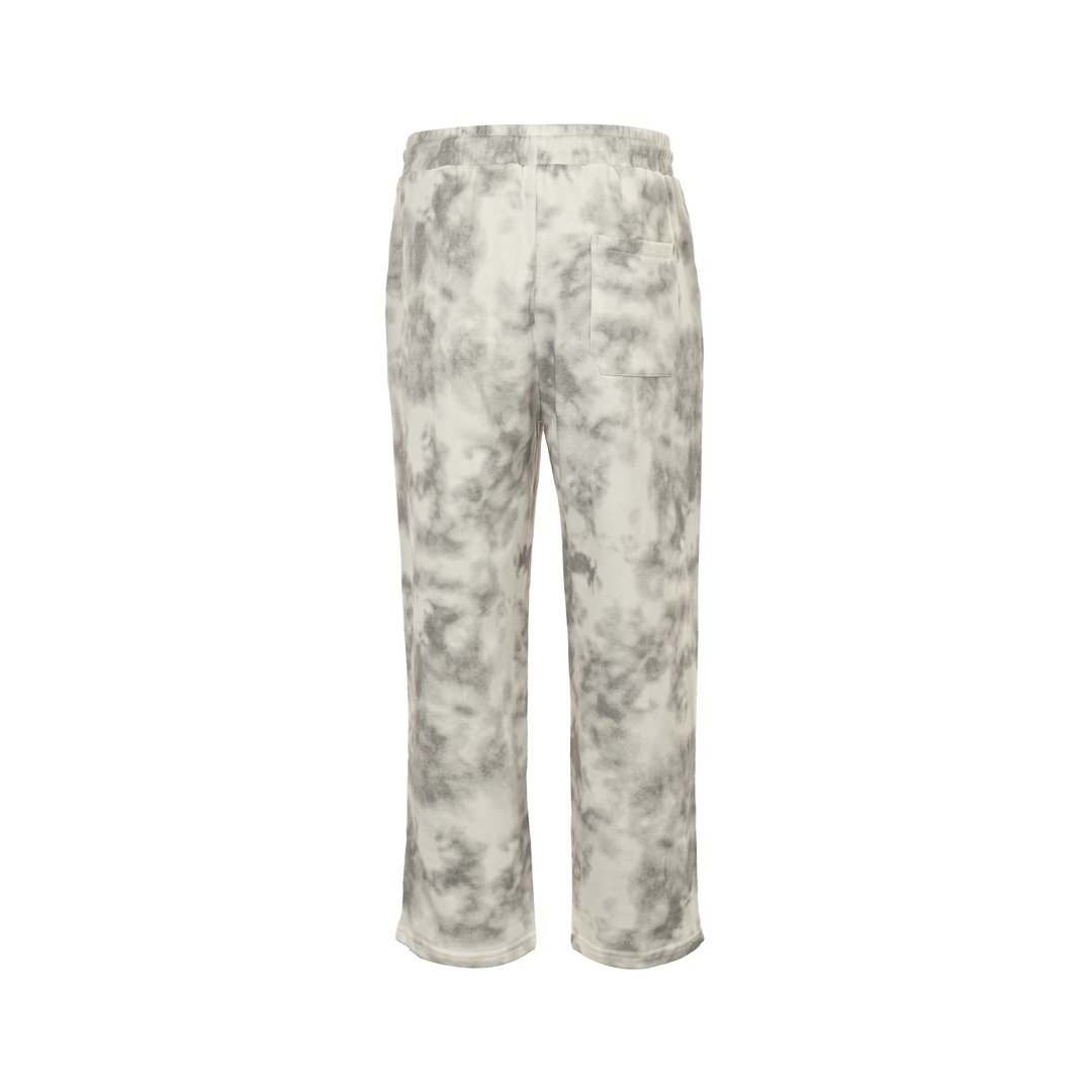 Balenciaga 24Fw embroidered cola mud-dyed washed trousers