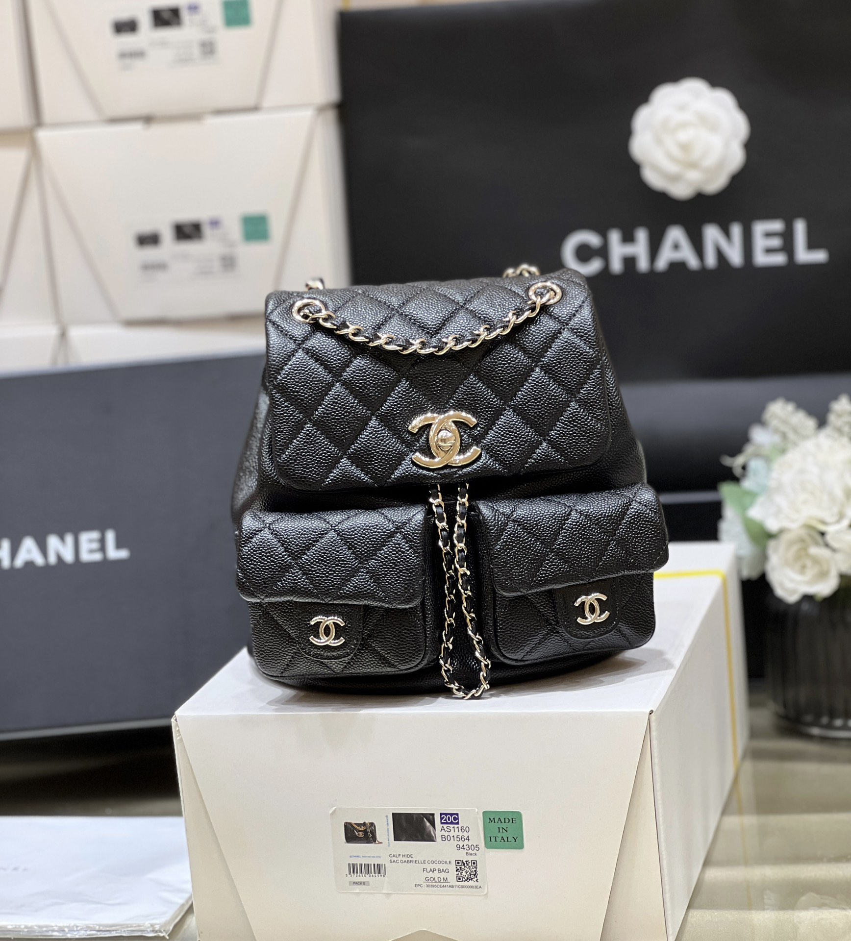 Chanel 24A duma backpack AS3860 00158