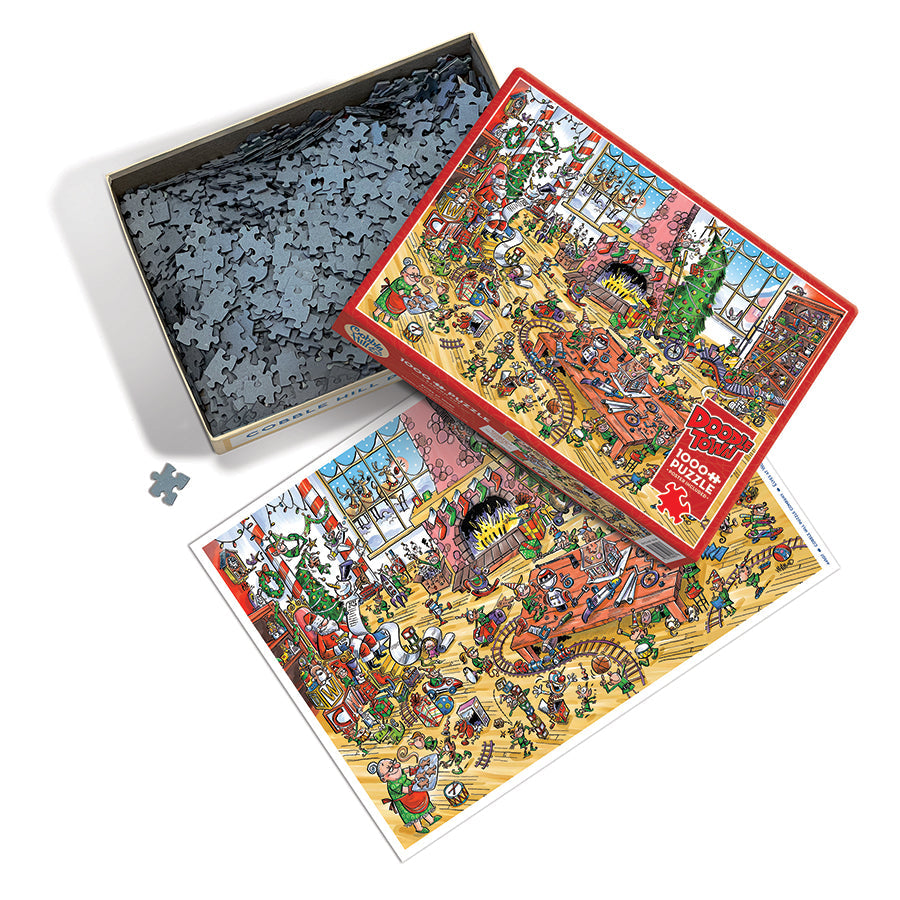 DoodleTown: Elves at Work | 1000 Piece