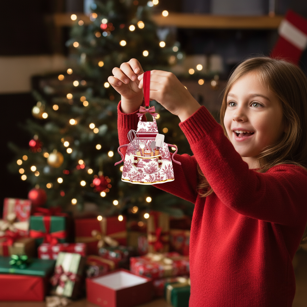 Christmas Baking Apron Ornament