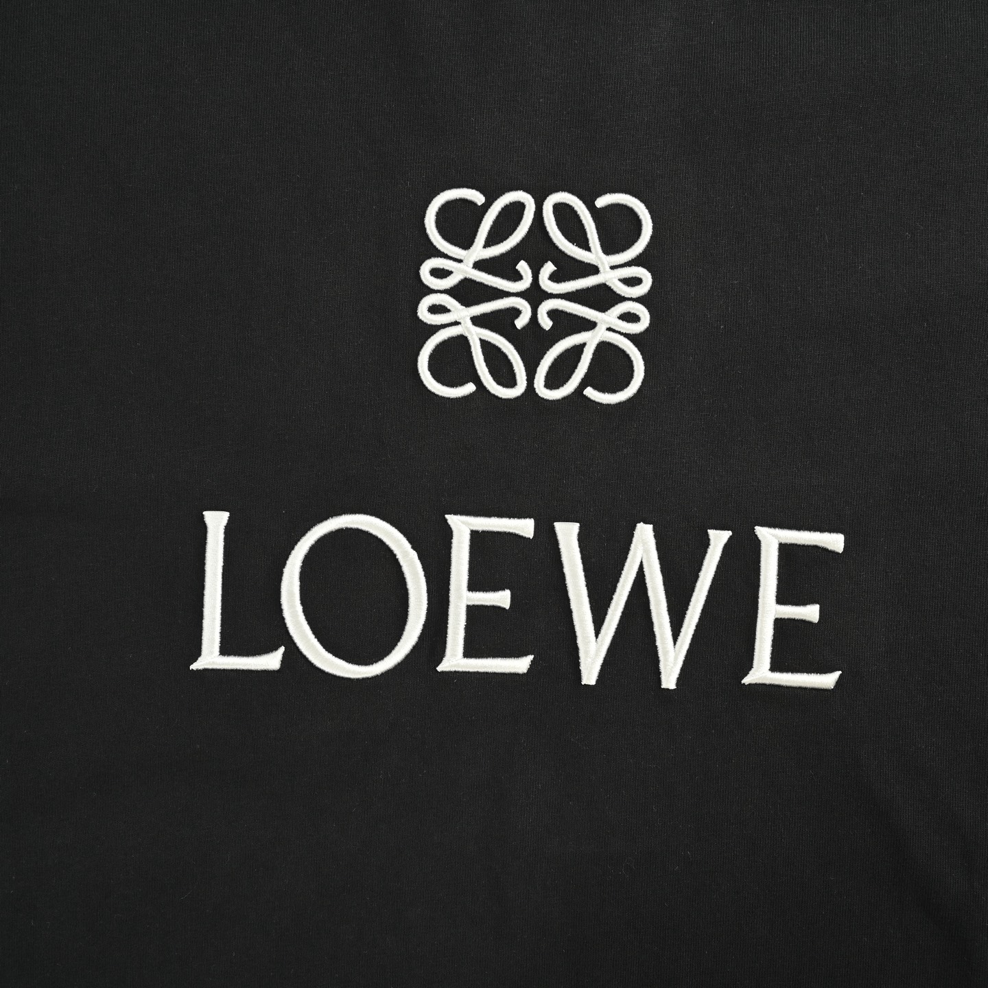 Loewe 25ss spliced ribbon embroidered short sleeves
