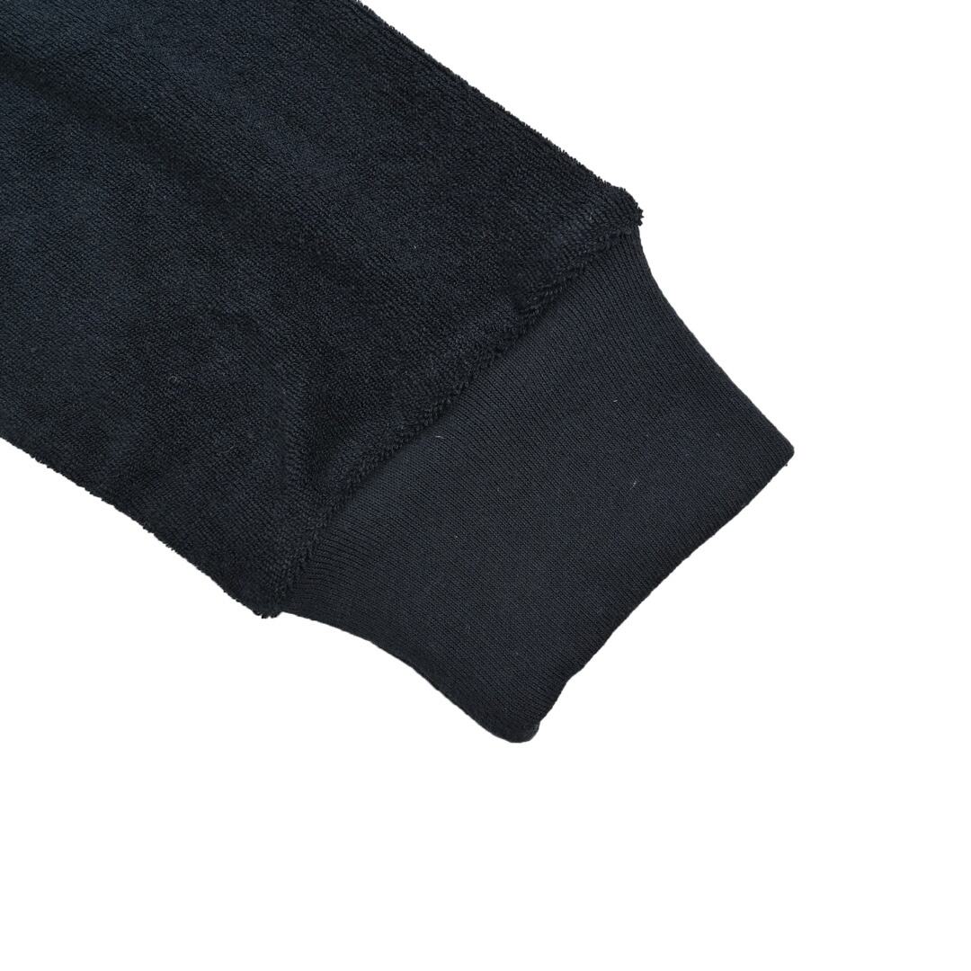 Moncler 24Fw flocked patch letter towel material long-sleeved T-shirt