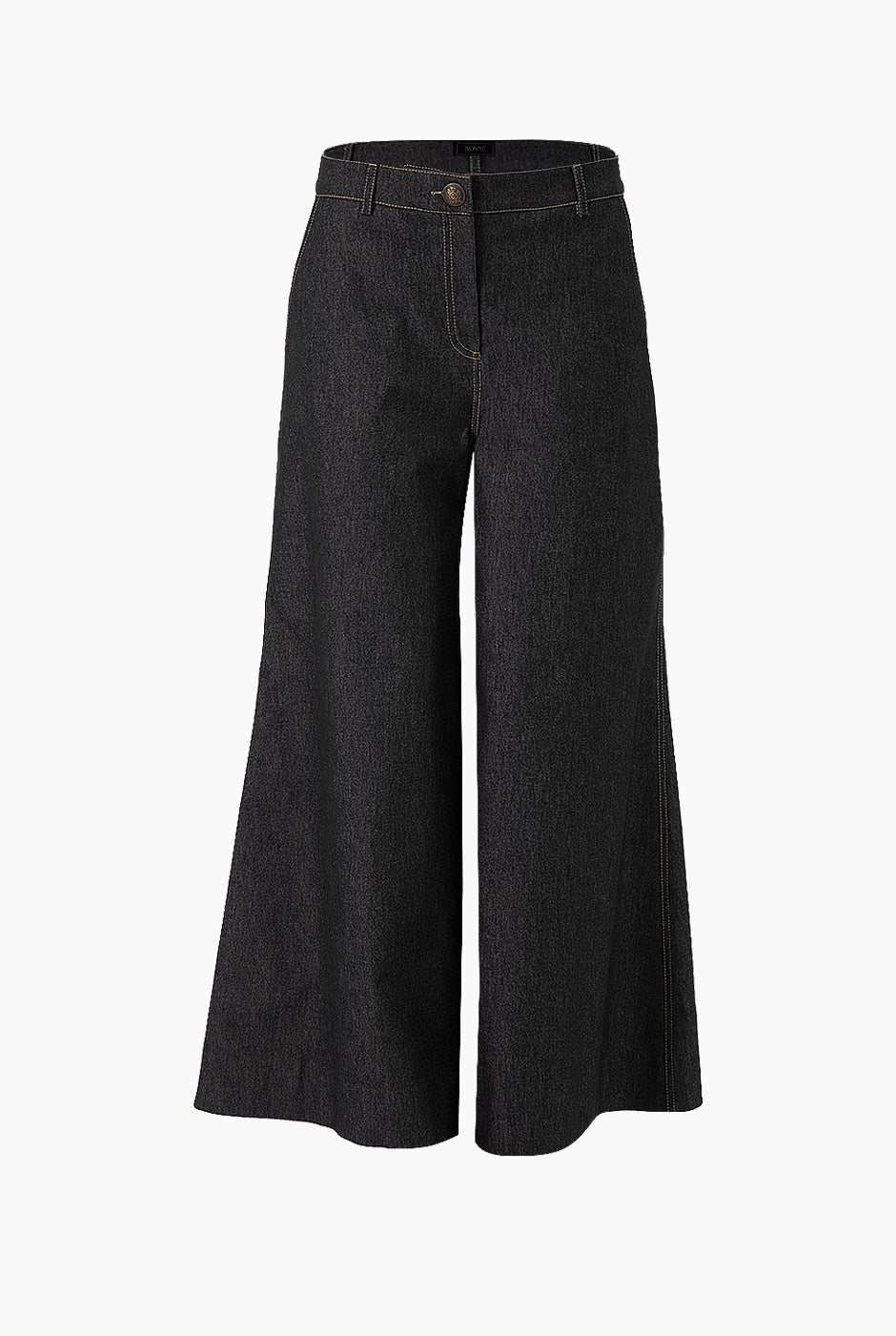 Pantalon de pierna amplia negro