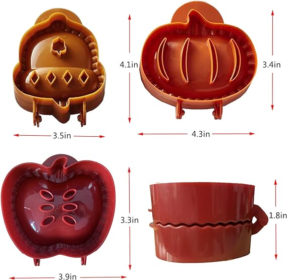 Dough Presser Pocket Pie Molds, Party Potluck Hand Pie Molds--BUY 2 SETS GET 10% OFF