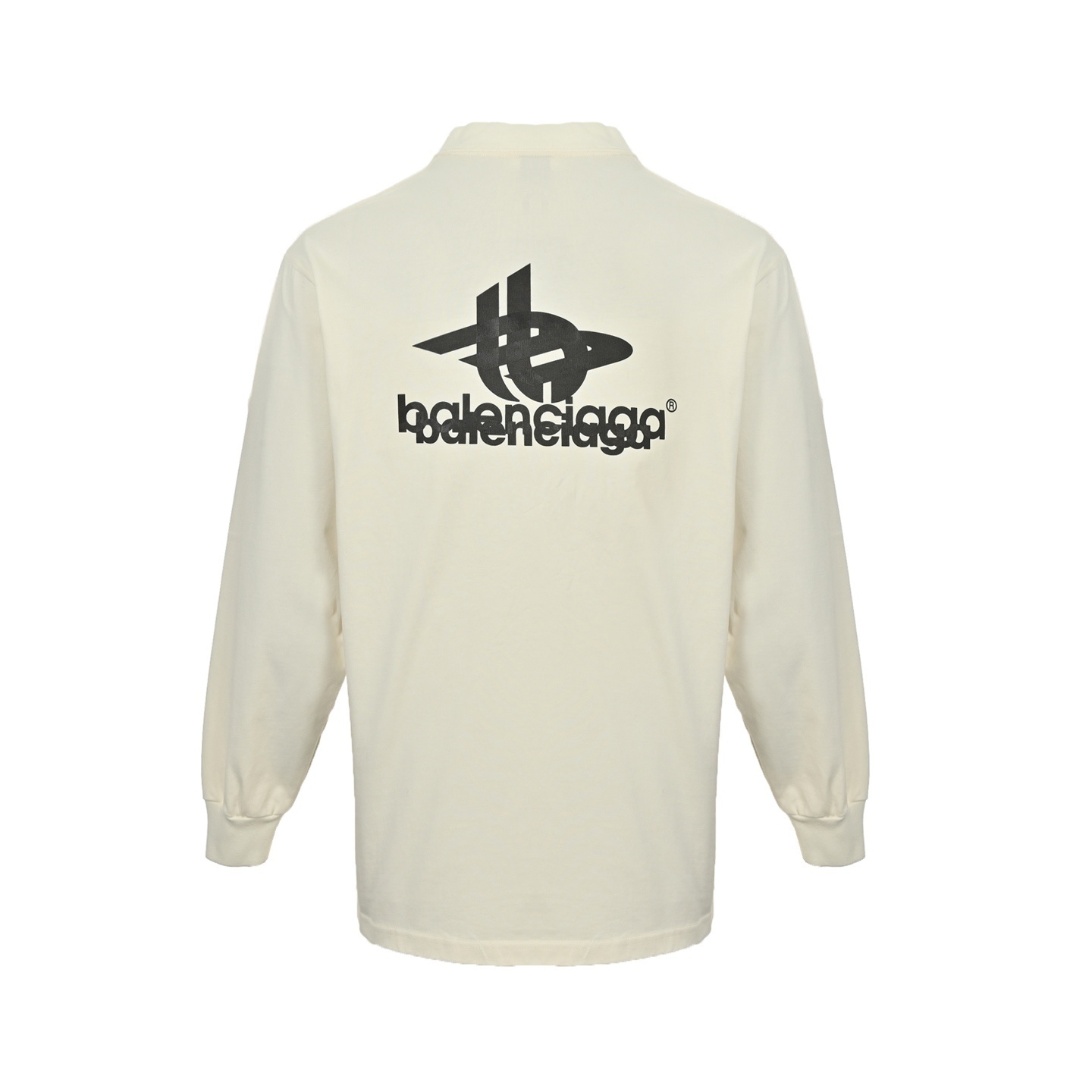 Balenciaga 25Fw overlapping lettering logo long-sleeved T-shirt