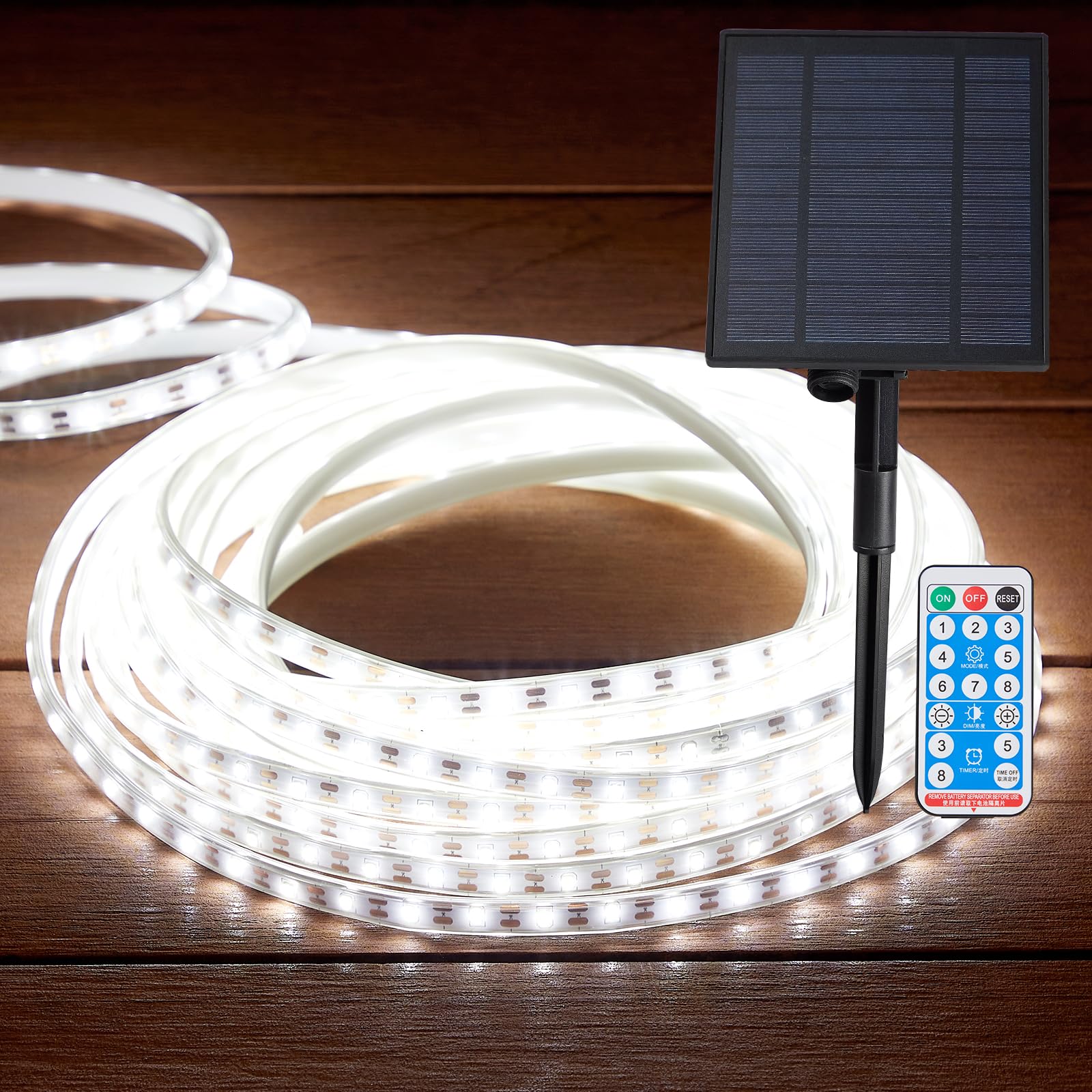 🔥Last Day 50% OFF🔥16.4Ft 320 LED Solar Powered Strip Lights Outdoor Waterproof