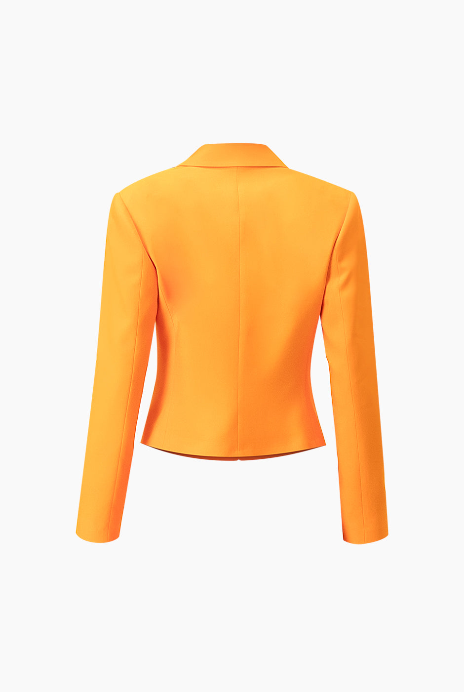 Saco naranja con un boton frontal