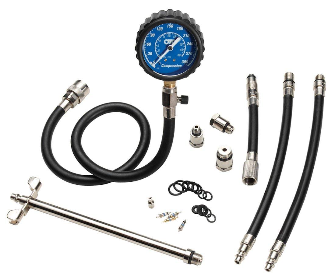 OTC Deluxe Compression Tester Kit with Carrying Case for Gasoline Engines