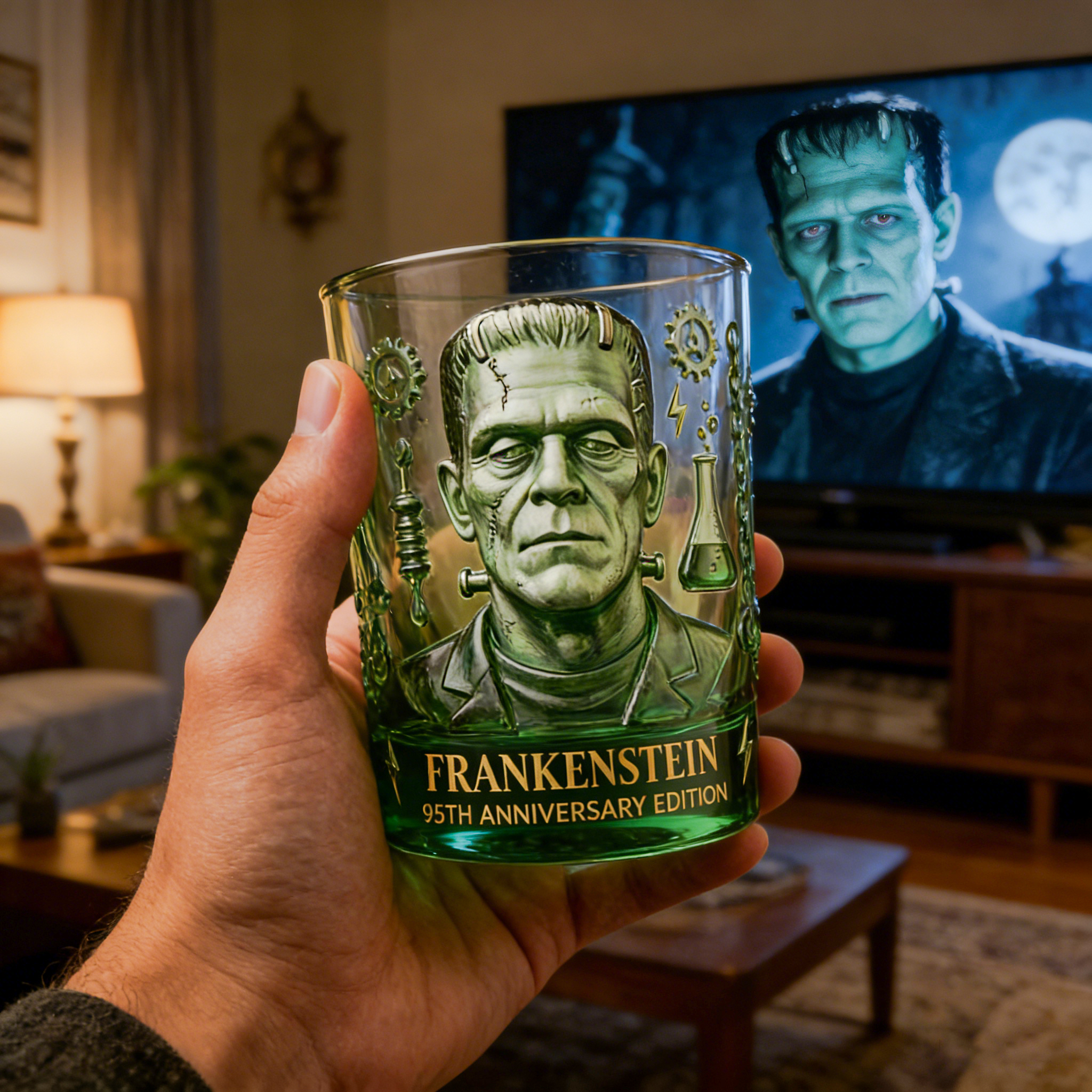 ⚡ Frankenstein – 95th Anniversary Commemorative Glass