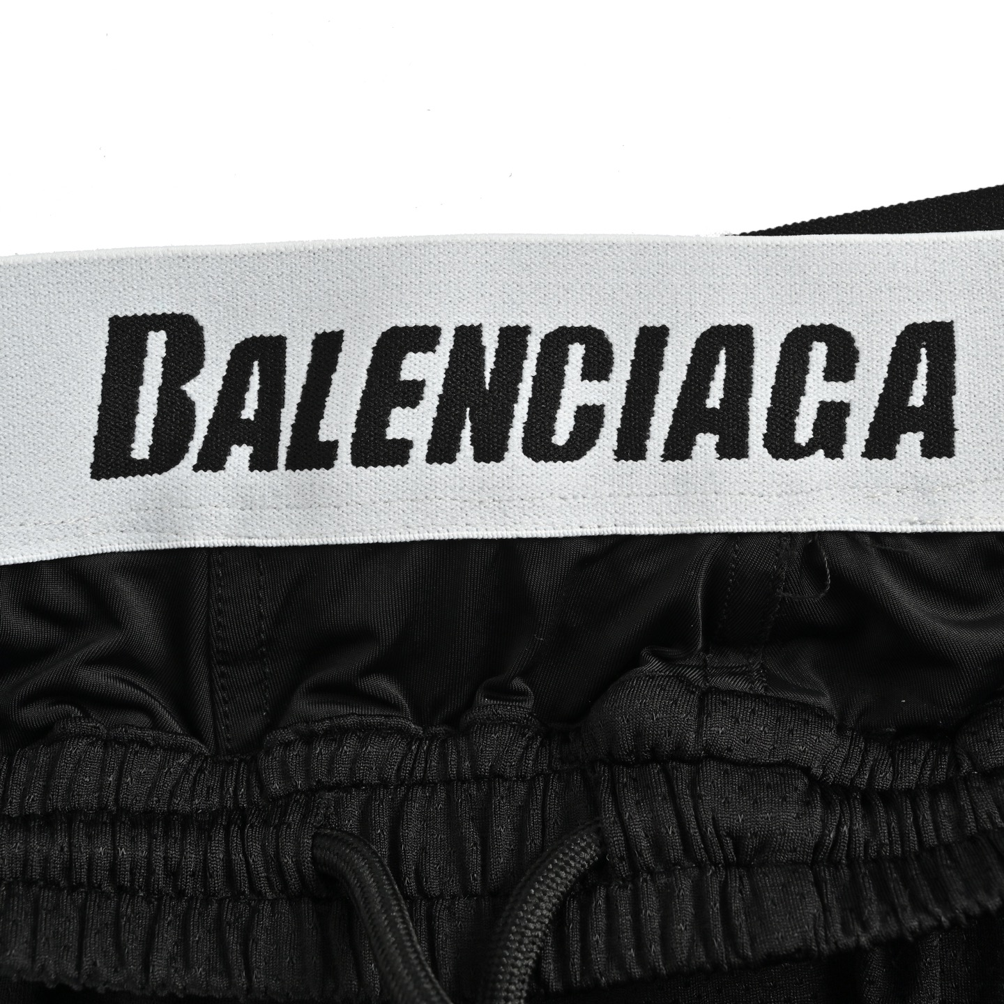 Balenciaga 25ss double waist mesh shorts