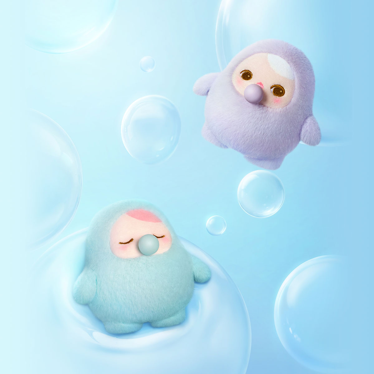 POP MART PUCKY BEANIE BUBBLE UP SERIES-Plush Pendant [1 Blind Box]