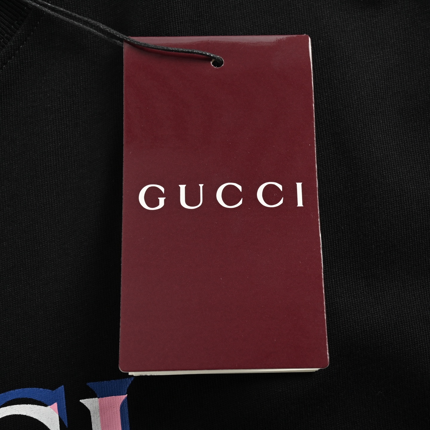 Gucci 25ss double belt logo print short sleeves