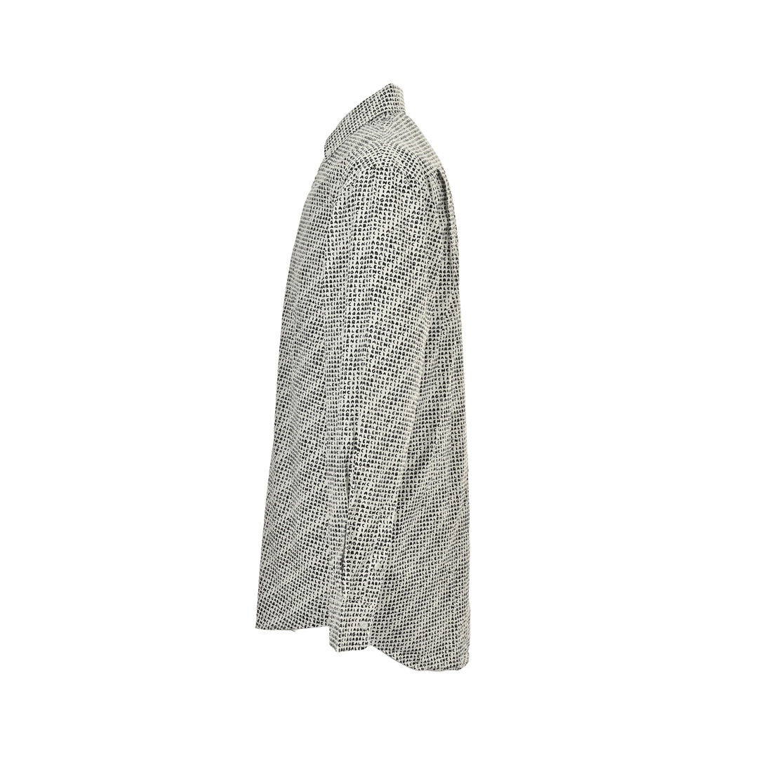 Balenciaga 24Fw Letter Archive Barrage Print Shirt