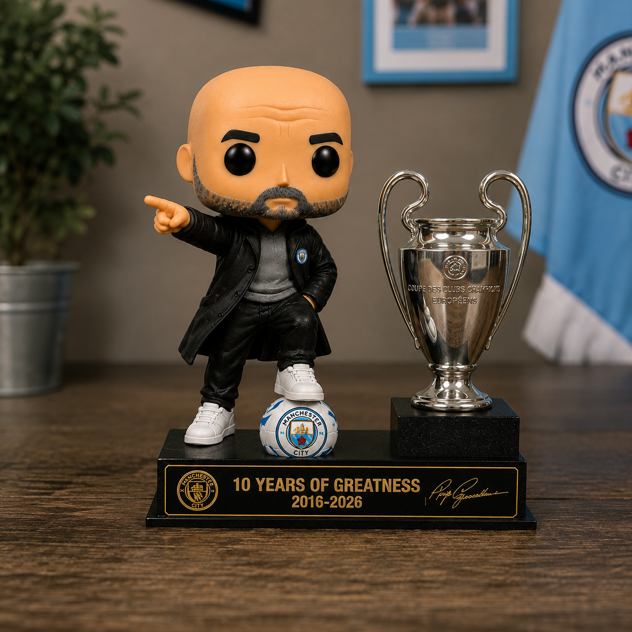 Pep Guardiola “10 Years of Greatness” Retirement Edition POP! Figure ⚽🏆