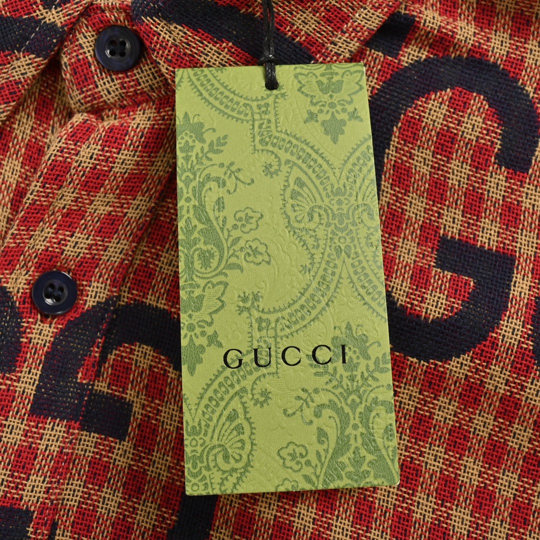 Gucci 24Fw Double G Check Shirt