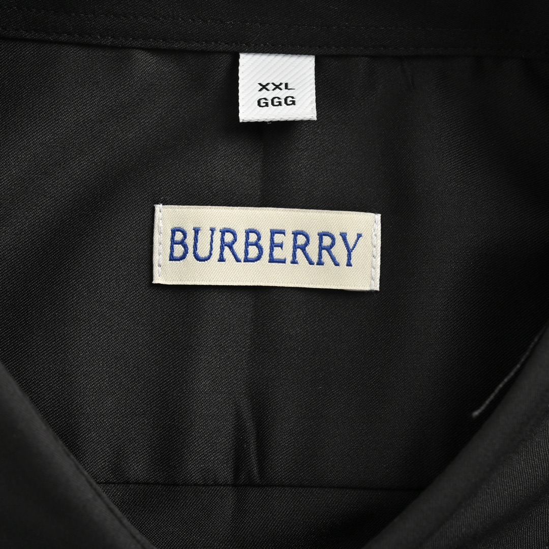 Burberry 24Fw corded warhorse embroidered shirt