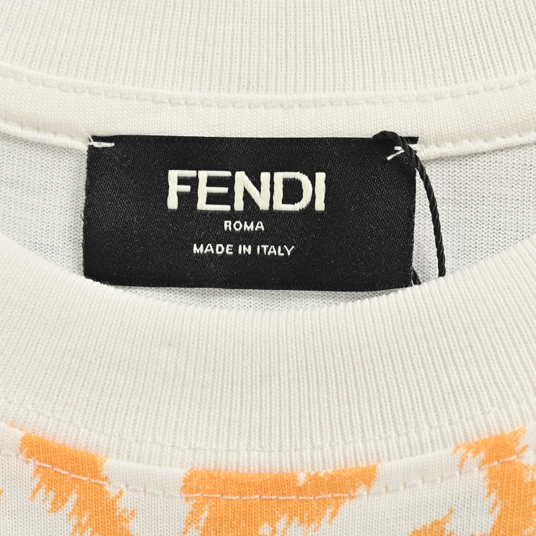 Fendi 24ss FF gradient print short sleeve
