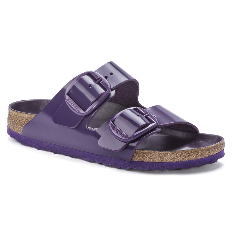 Arizona Big Buckle Natural Leather Patent B-33547