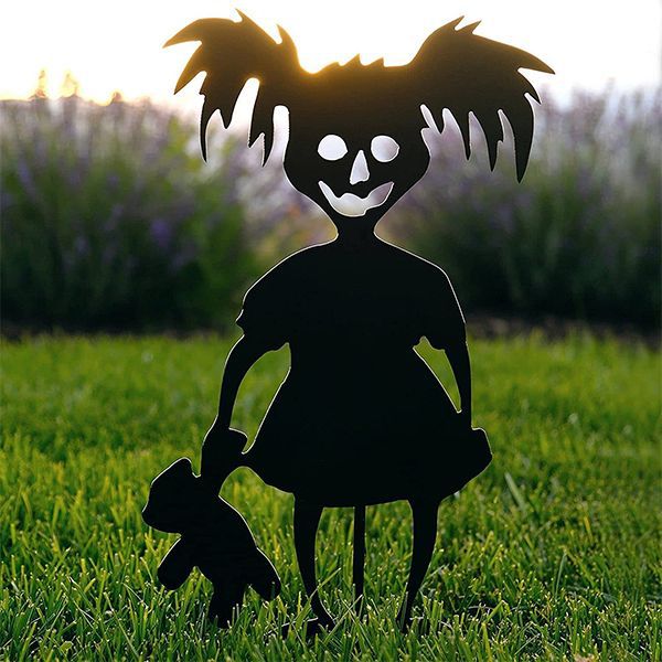 🔥45% OFF Last Day Sale -Cute Ghost Zombie-Metal Yard Art - BUY 3 FREE SHIPPING