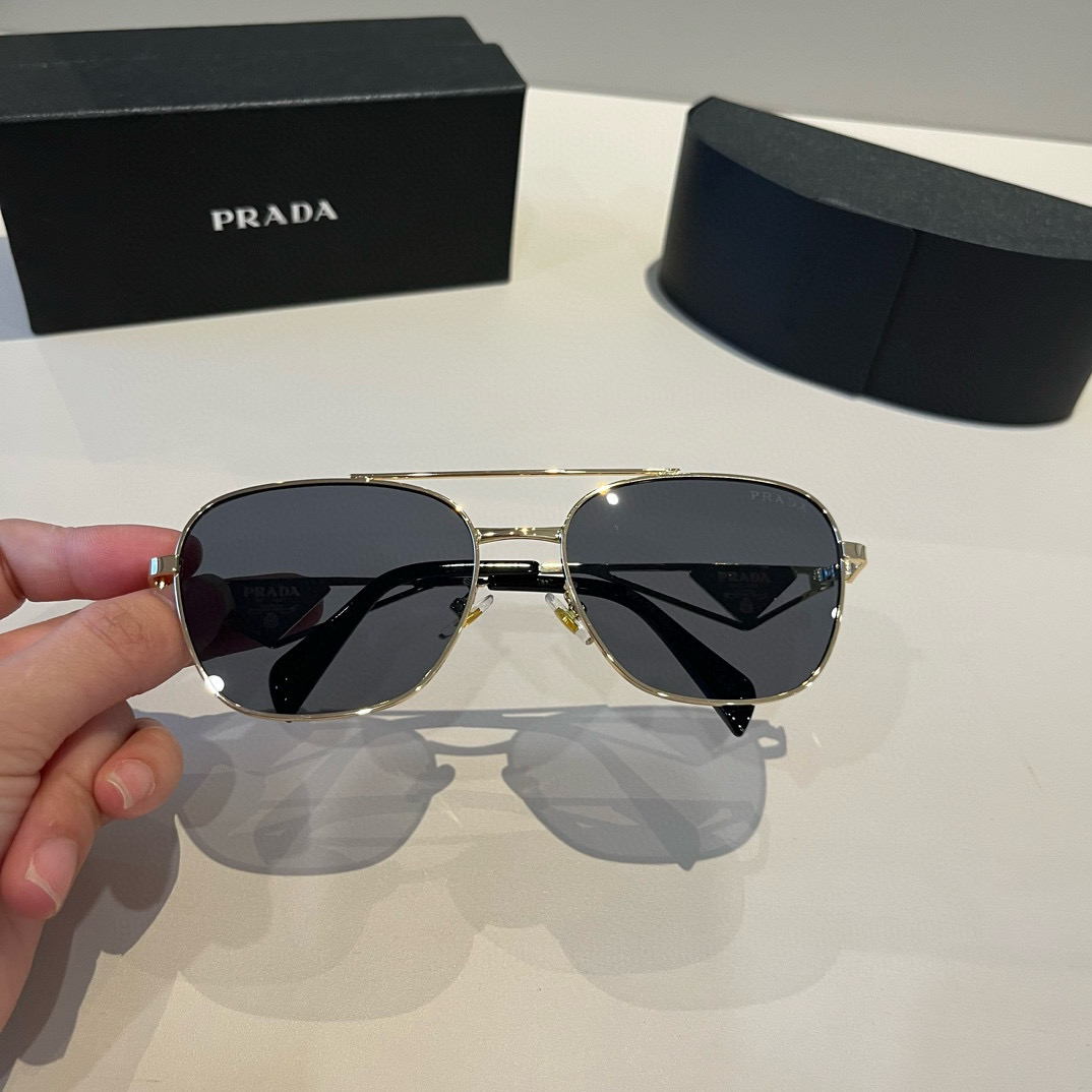 Prada round frame sunglasses