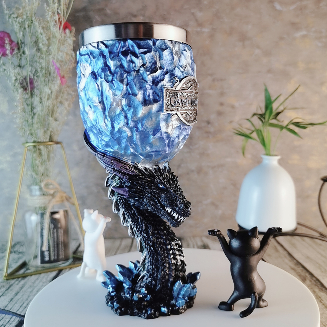 Handcrafted Medieval Goblet — For Fans of Epic Fantasy