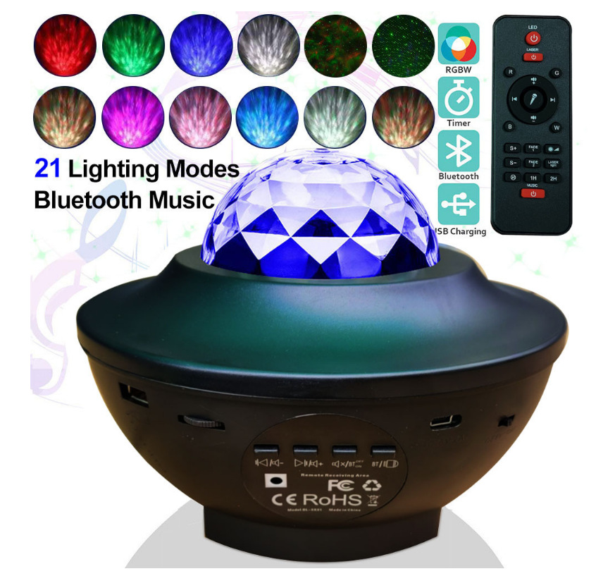 ⏰Last Day Promotion-[SAVE 50% OFF]🔥--Galaxy Projector with Bluetooth Music Speaker--BUY 2 GET 10% OFF & FREE SHIPPING