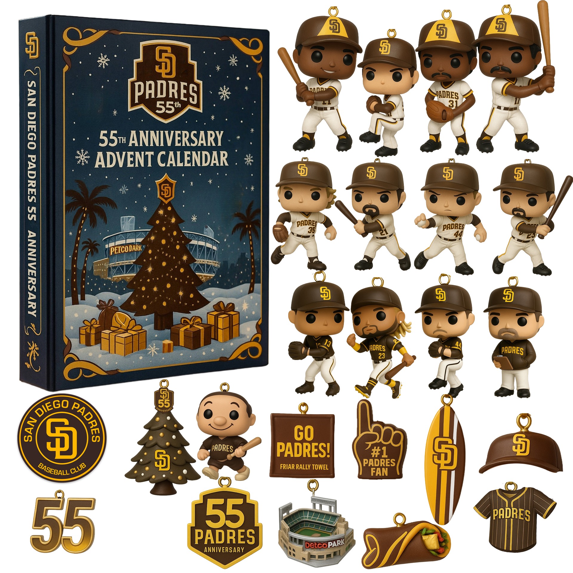 San Diego Padres 55th Anniversary Advent Calendar