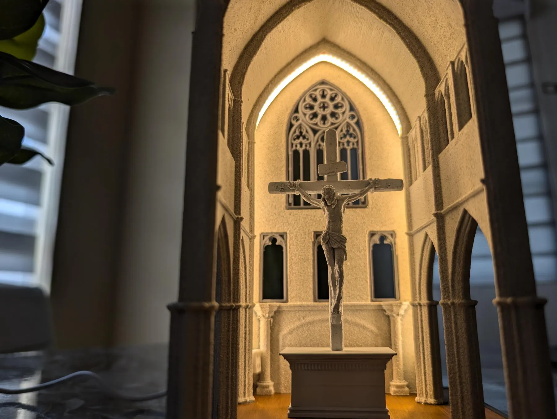Church Lamp – Jesus Crucified