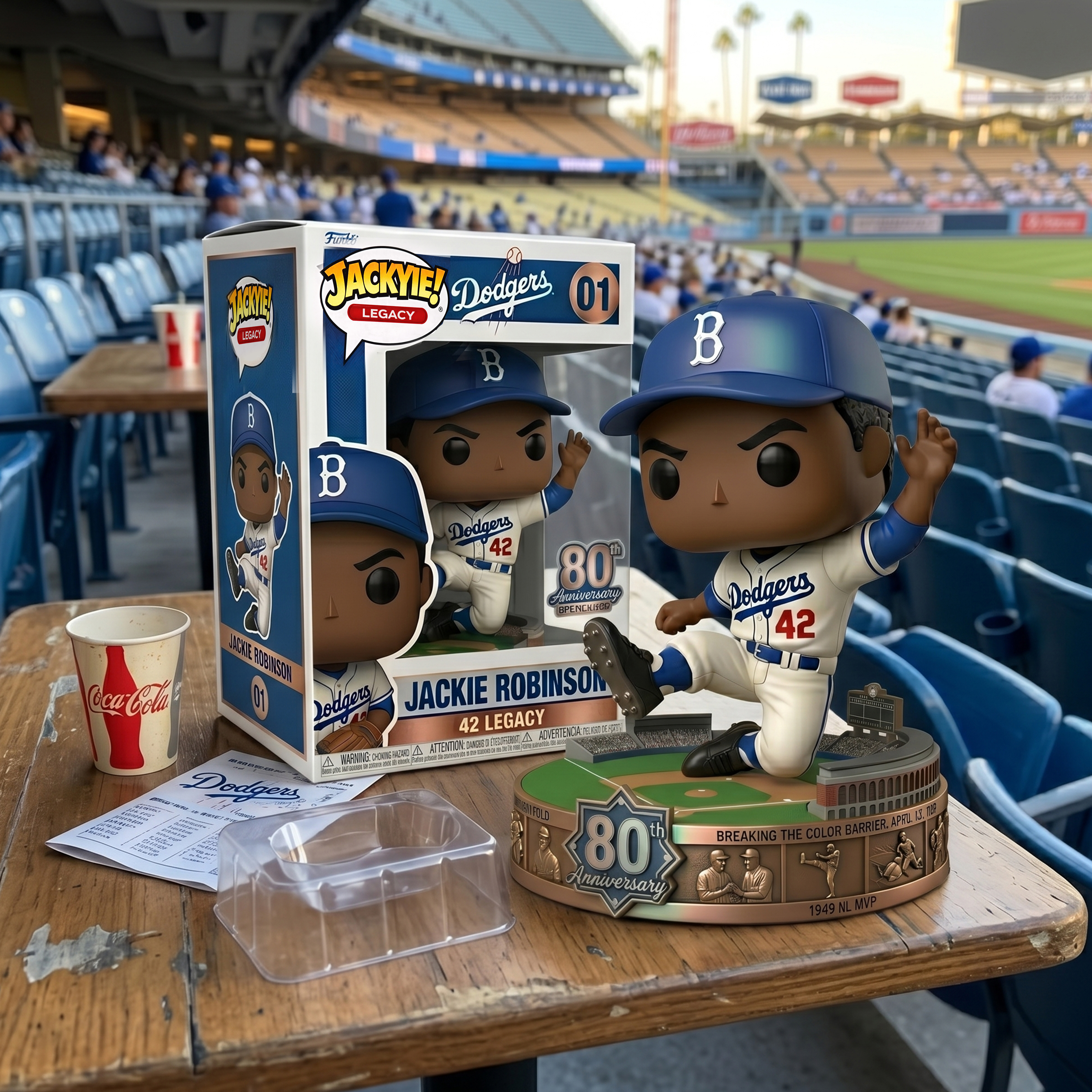 ⚾ Jackie Robinson 80th: 42 Legacy Pop – Barrier Breaker Edition ✊