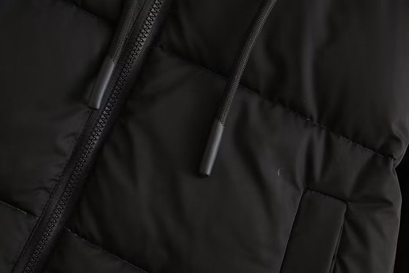 Short down Coat Women Hooded Cotton Coat Jacket