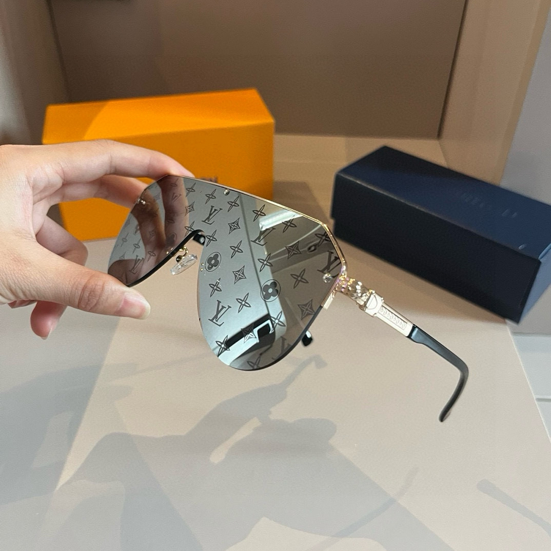Louis Vuitton half-rim sunglasses