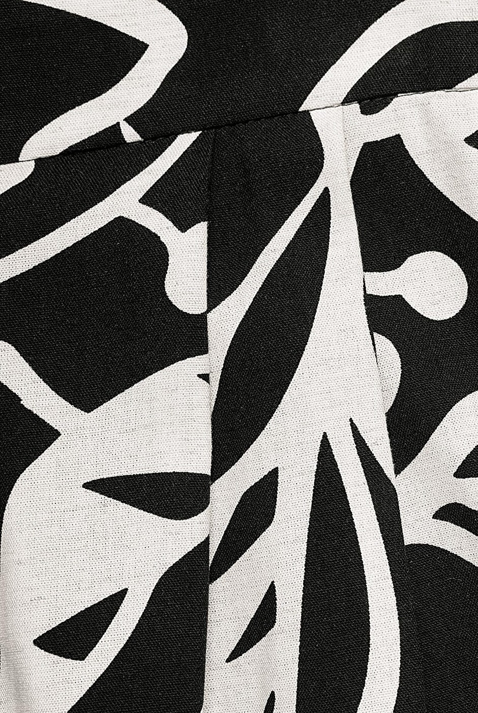 Pantalon estampado recto