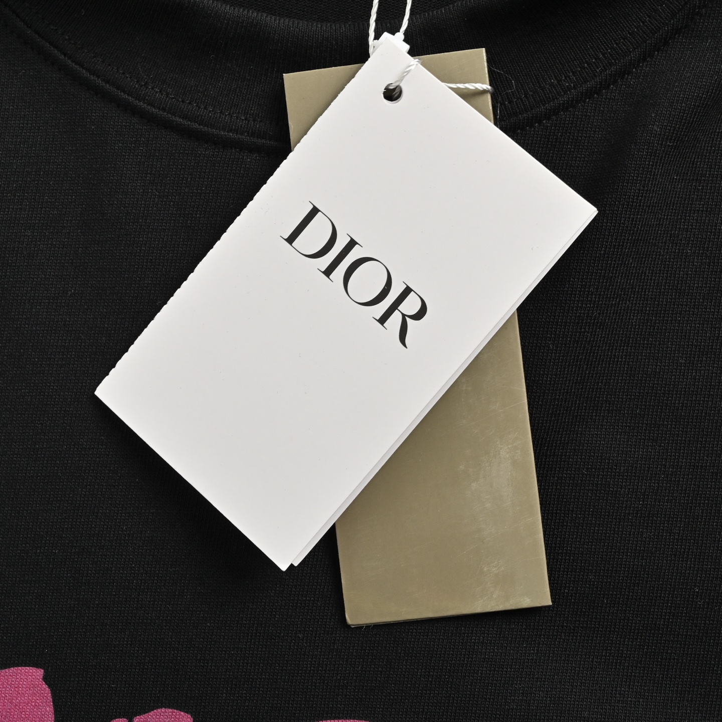 Dior 25ss lettering print short sleeve