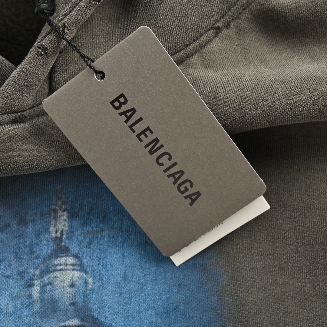 Balenciaga 24Fw Tokyo Limited Edition Lighthouse Fleece Hoodie