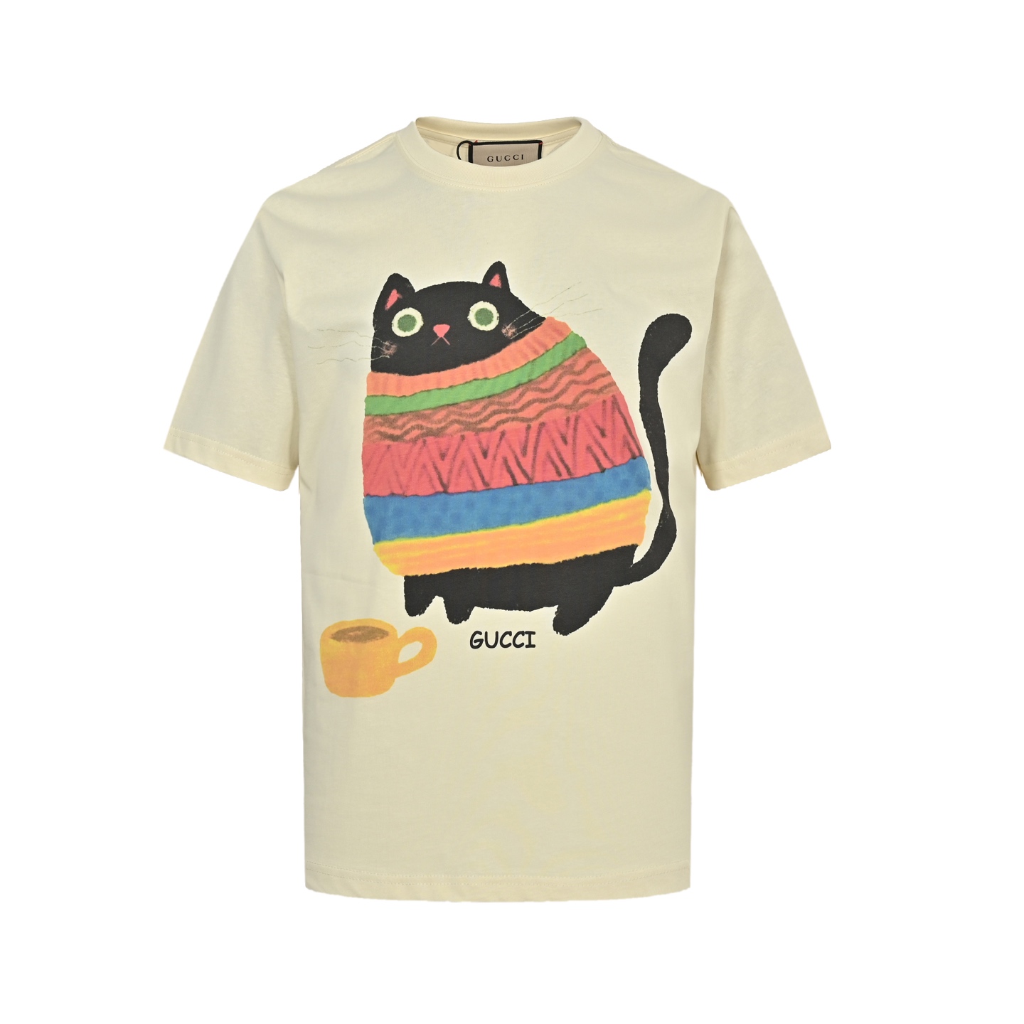 Gucci 25ss funny cartoon series printed short sleeves