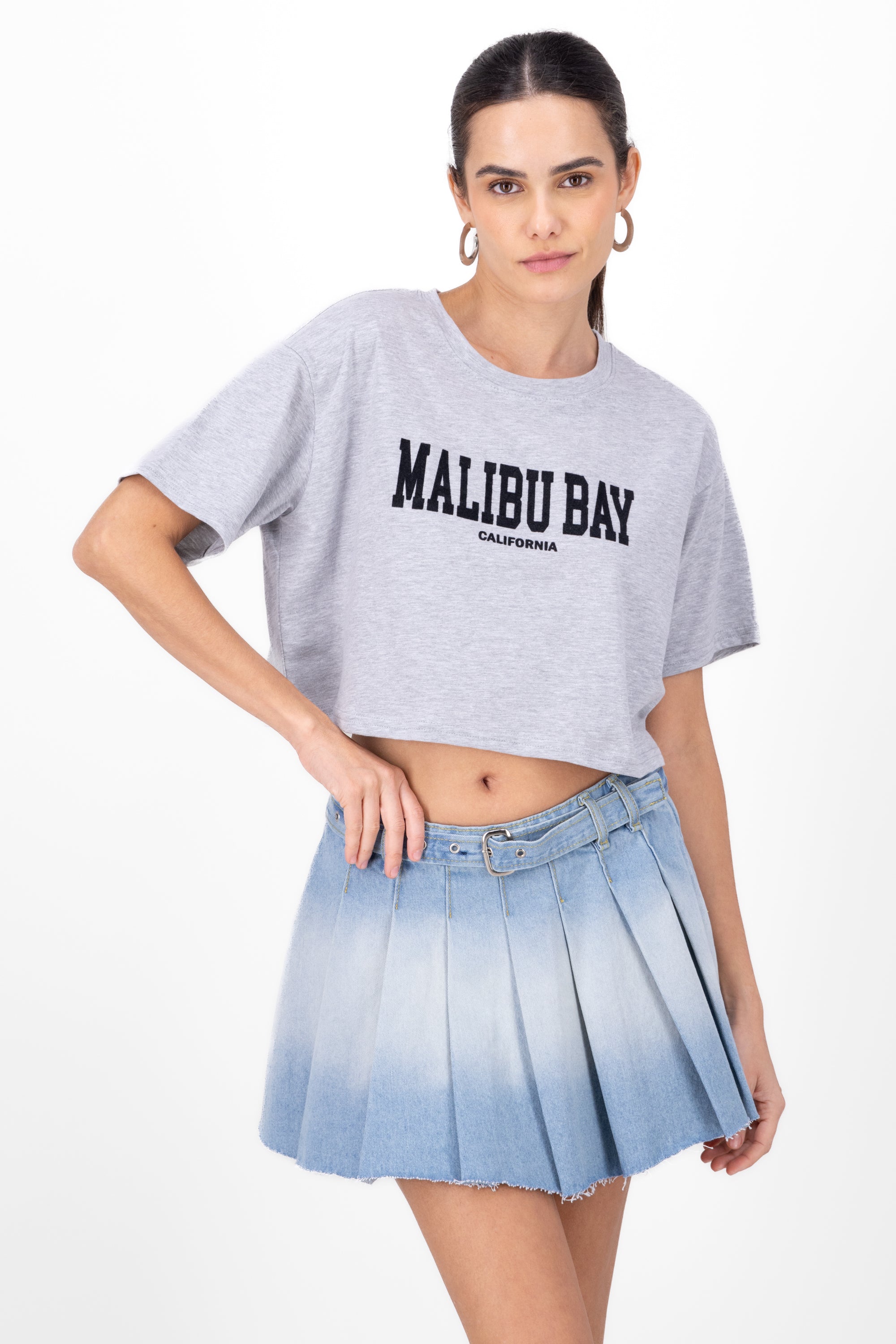 Malibu Bay Crop T Shirt