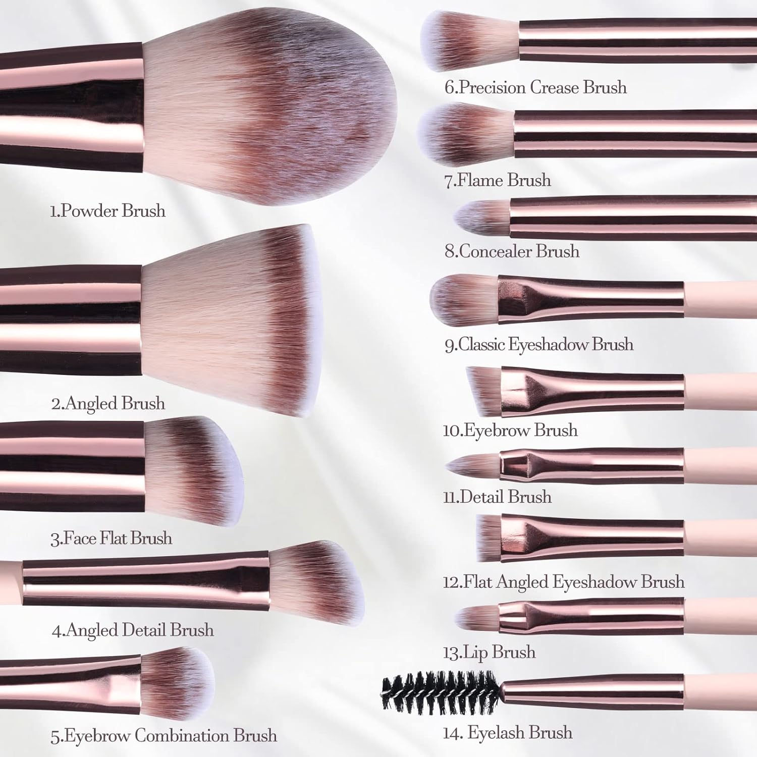 2025 NEW🔥Travel Makeup Brush Set With LED Light Mirror