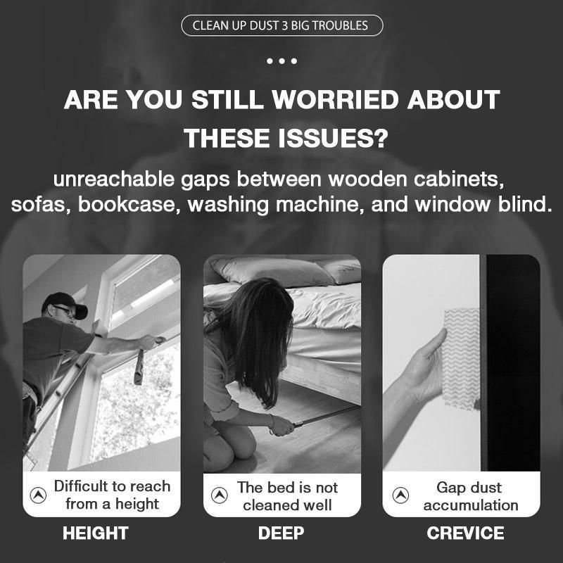🔥Last Day Promotion-[SAVE 50% OFF]-Extended version Retractable Gap Dust Cleaning Artifact-Buy 2 Get Extra 10% OFF & FREE SHIPPING!
