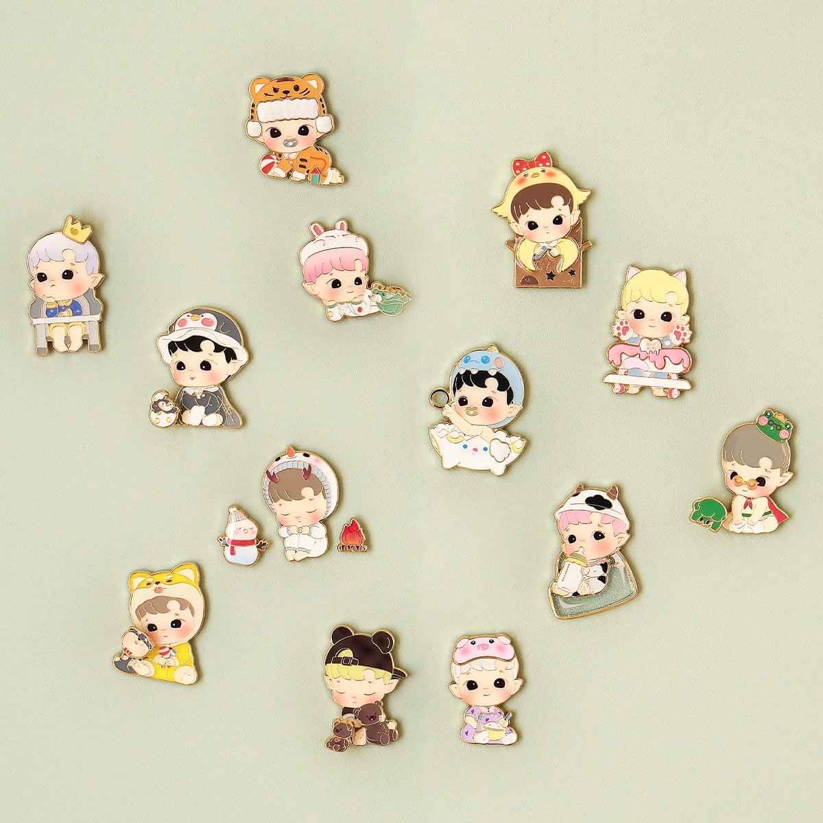 POP MART HACIPUPU The Growth Diary Series-Badge [1 Blind Box]