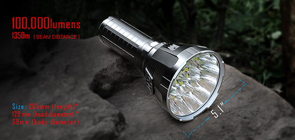 USB Strong Light Portable LED XHP70 Waterproof Flashlight