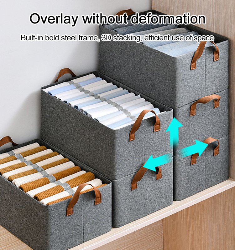 💥Last Day Promotion-[SAVE 50% OFF]--Foldable closet cation storage box(18.5