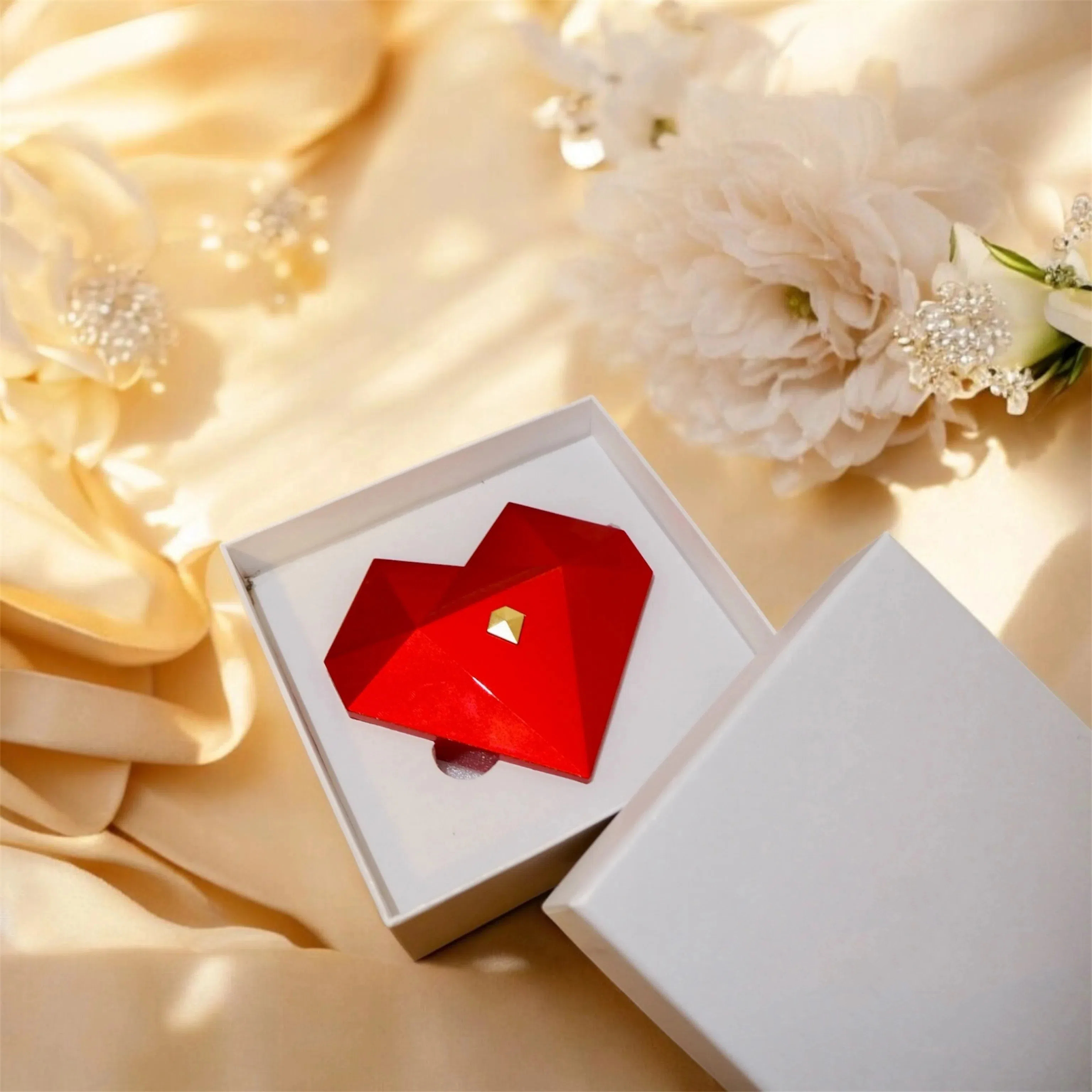 ❤️💍Elegant Heart Shaped Ring Box ♀️♀️(For Your Favorite Woman)
