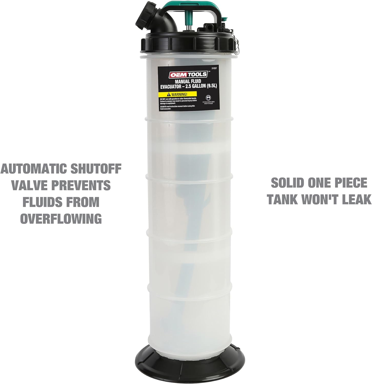 OEMTOOLS Manual Fluid Extractor 9.5L Oil Extractor Pump Transmission Fluid Pump