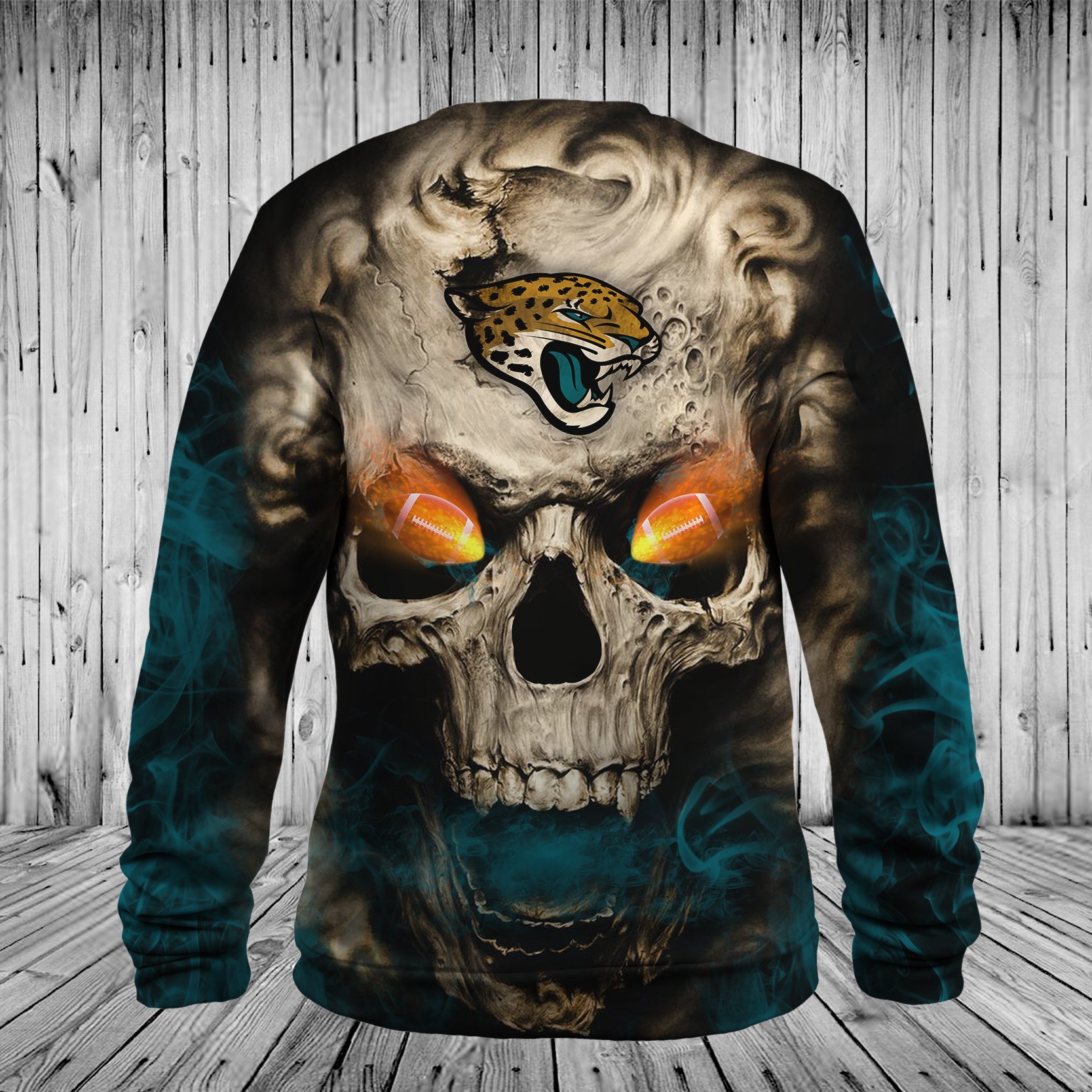 JAGUARS 3D HOODIE SKULL