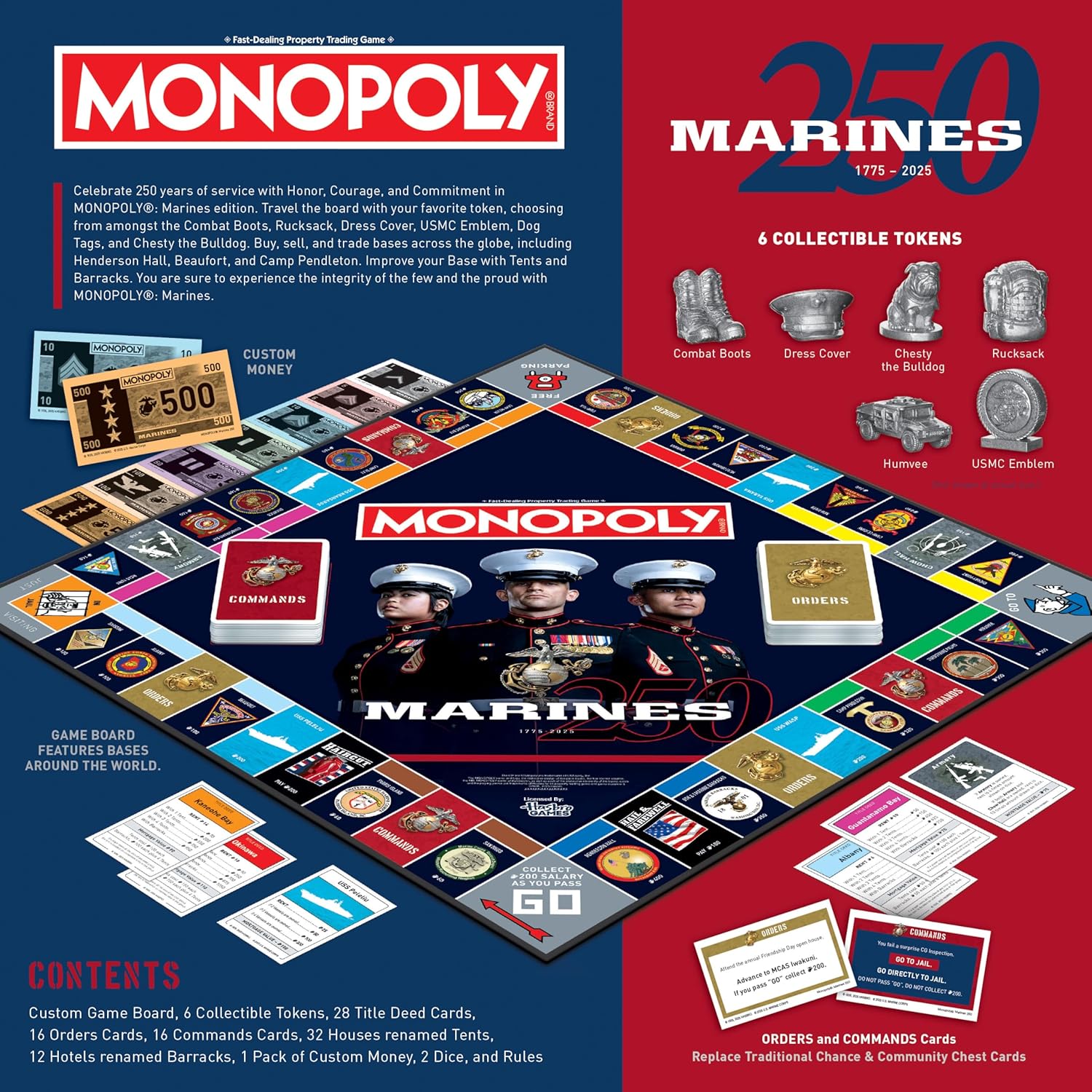Marine Corps 250TH Anniversary Edition Table Game
