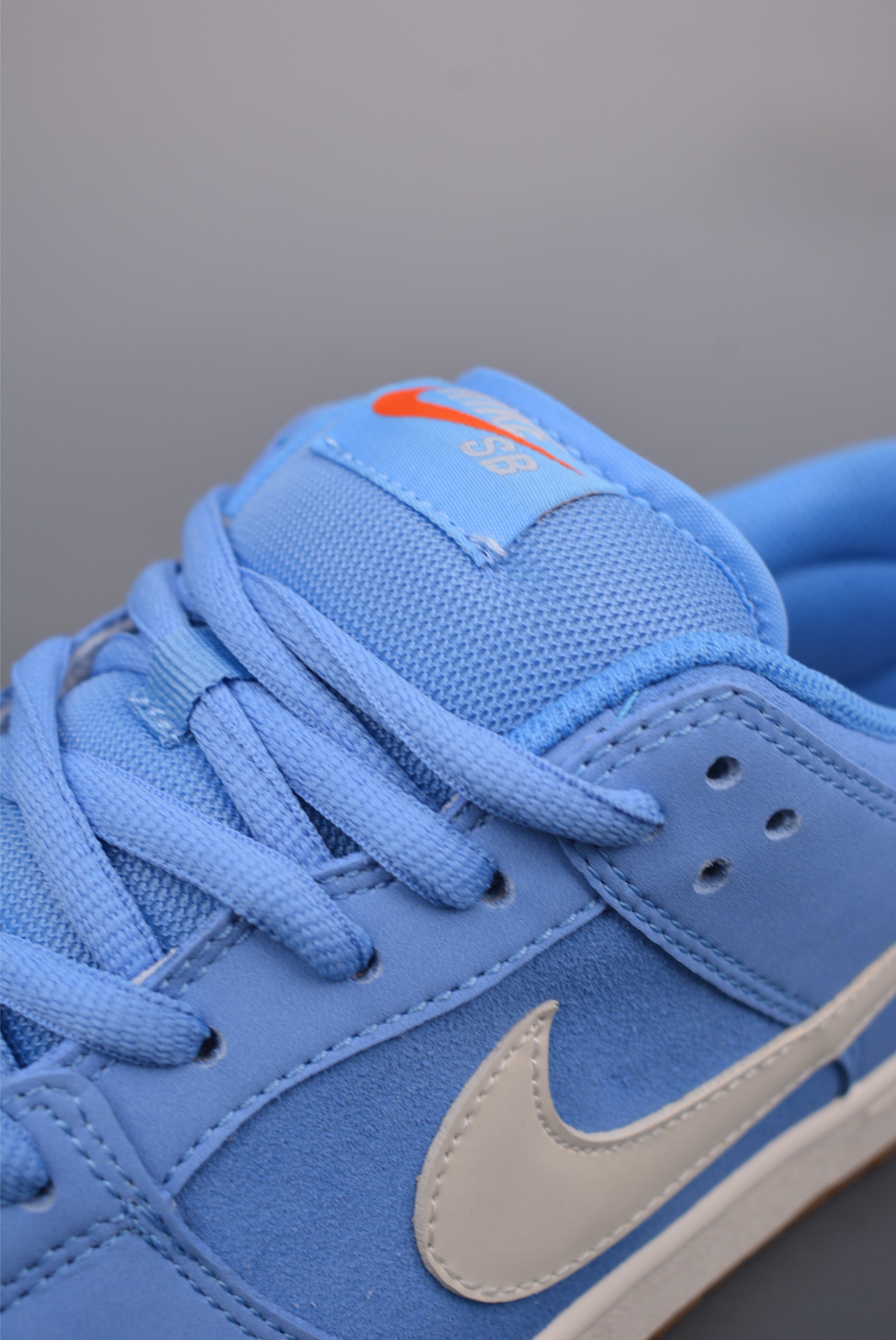 Nike SB Dunk Low Retro Sneakers Blue White Logo FJ1674-401