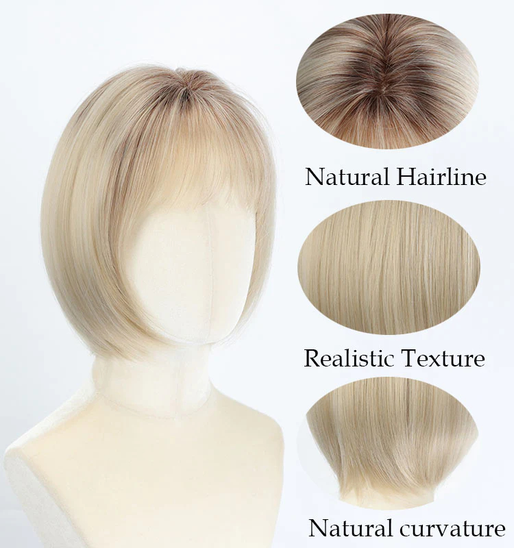 Classic Bob Wig With Light Bangs