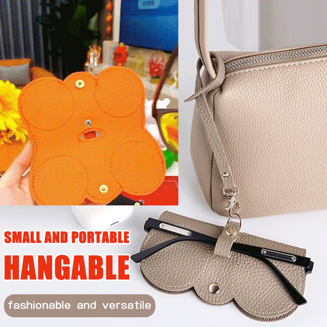 (🔥Last Day Promotion-SAVE 50% OFF)Glasses storage protective leather case-BYU 2 GET 2 FREE