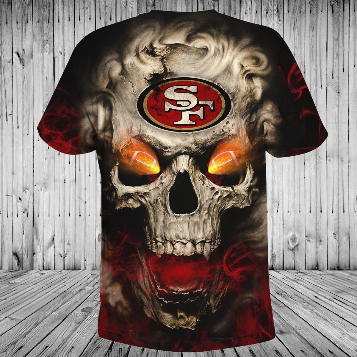 49ERS 3D HOODIE SKULL9