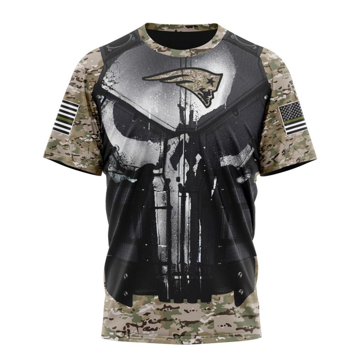 NEW ENGLAND PATRIOTS 3D HOODIE SPECIAL VETERAN KITS